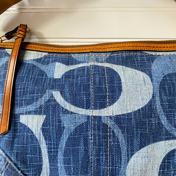 Coach Denim Logo Bag - Picture 2 of 8